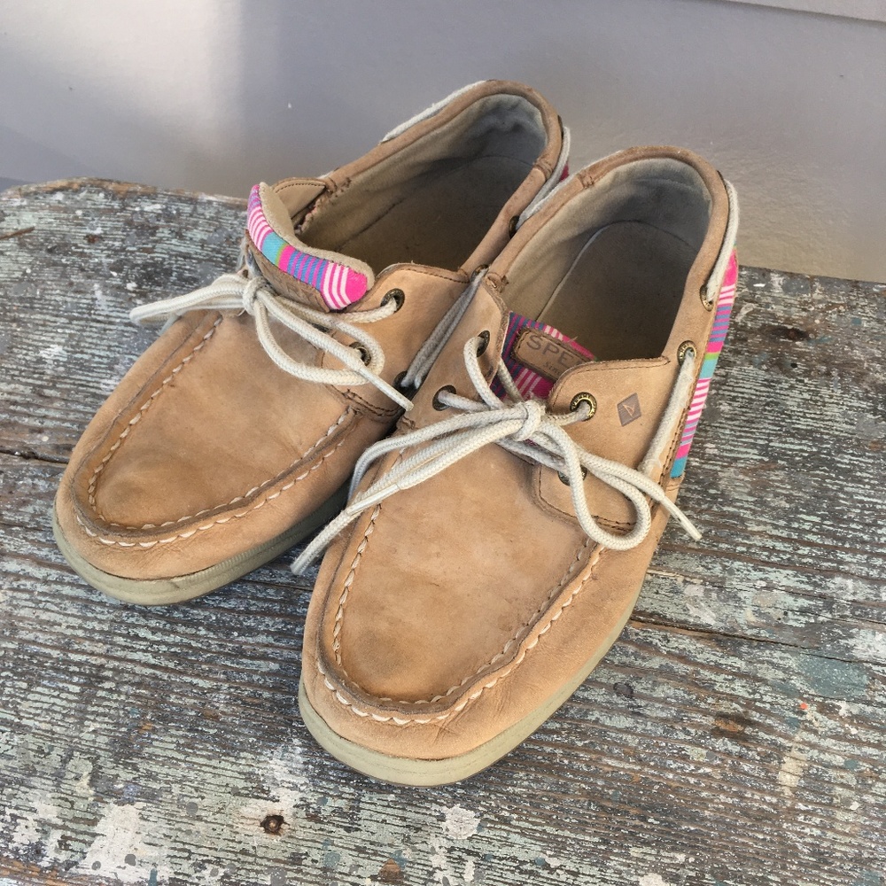 Sperry Girls Striped Intrepid Shoes
